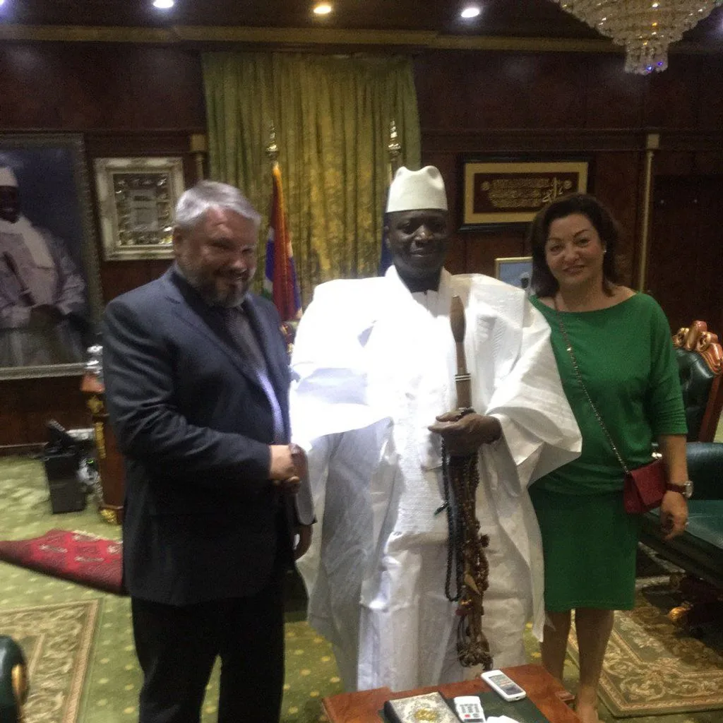 Yahya Jammeh and Anton Bakov