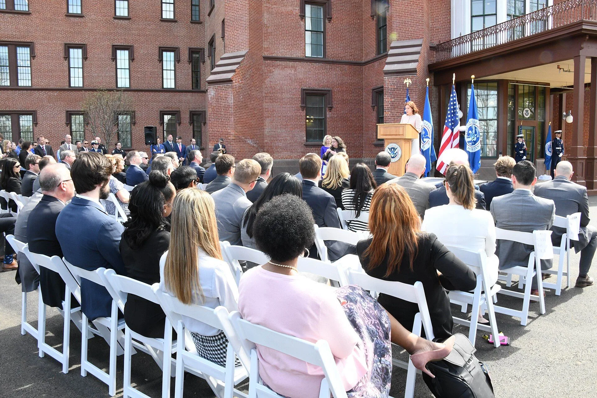 Department of Homeland Security new Headquarters ceremony