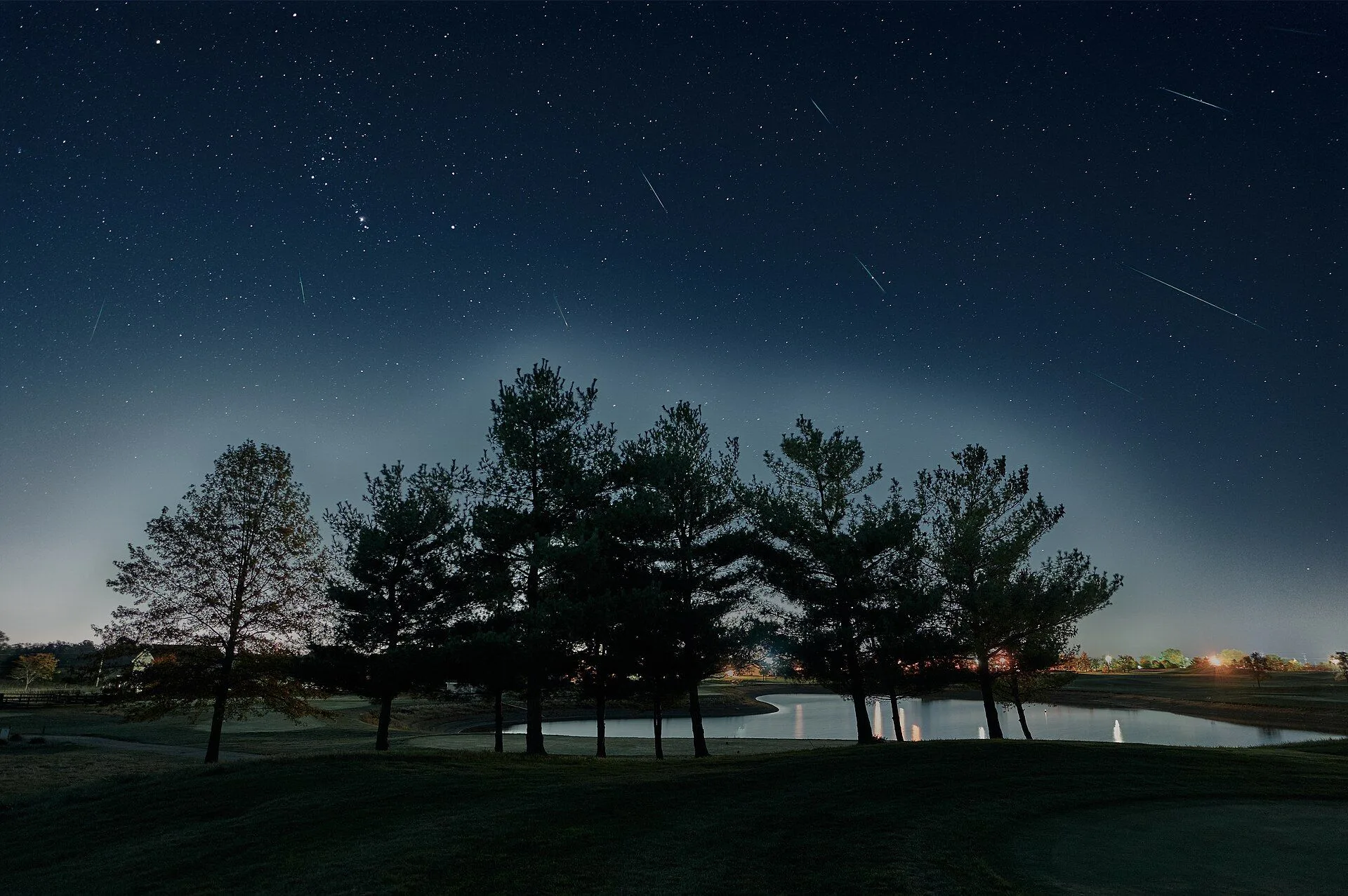 Orionid Meteor Shower Composite