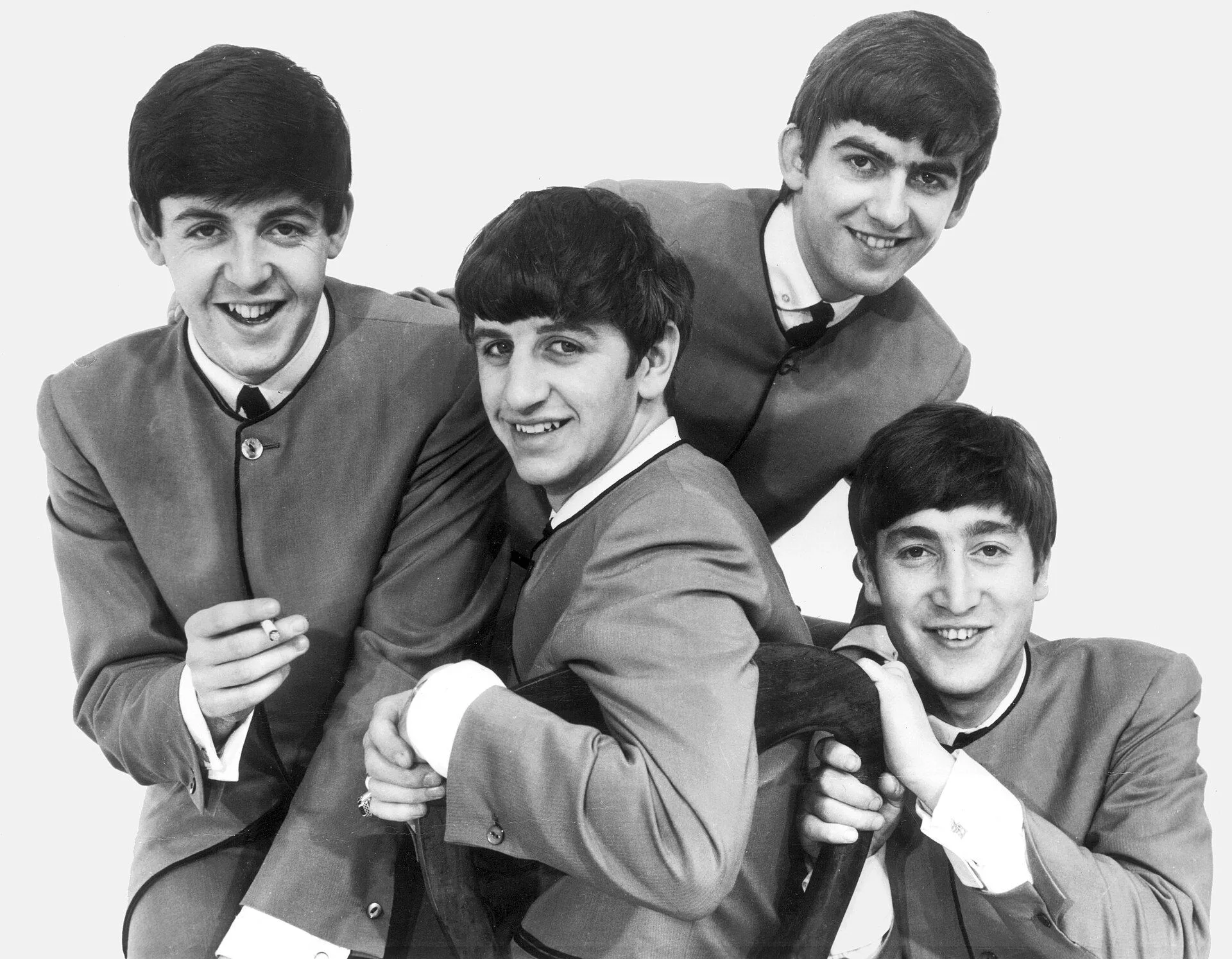 The Beatles 1963 Dezo Hoffman Capitol Records press photo