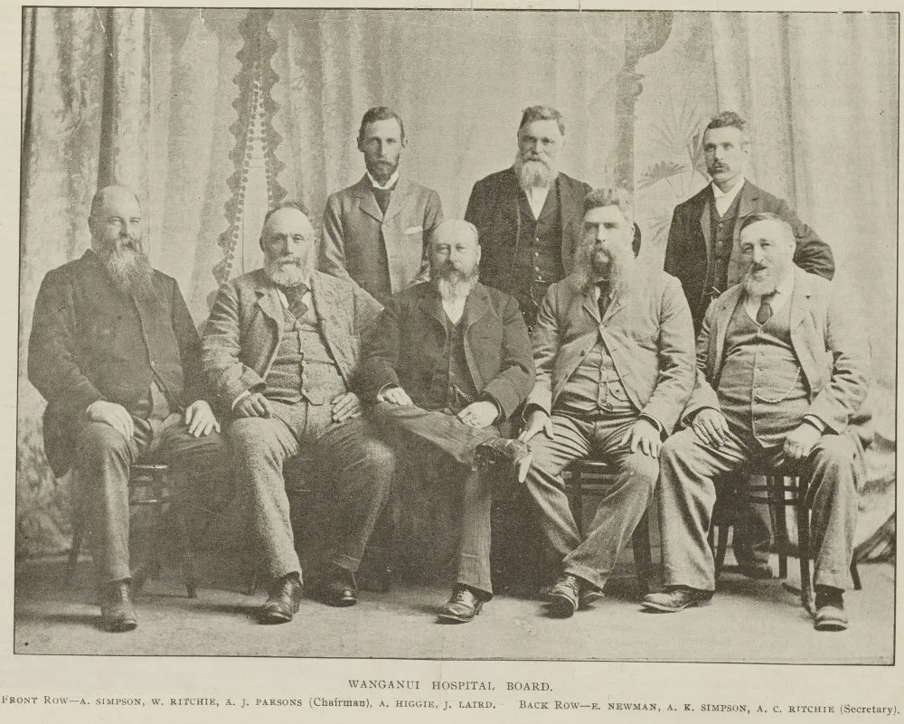 Wanganui Hospital Board 1897