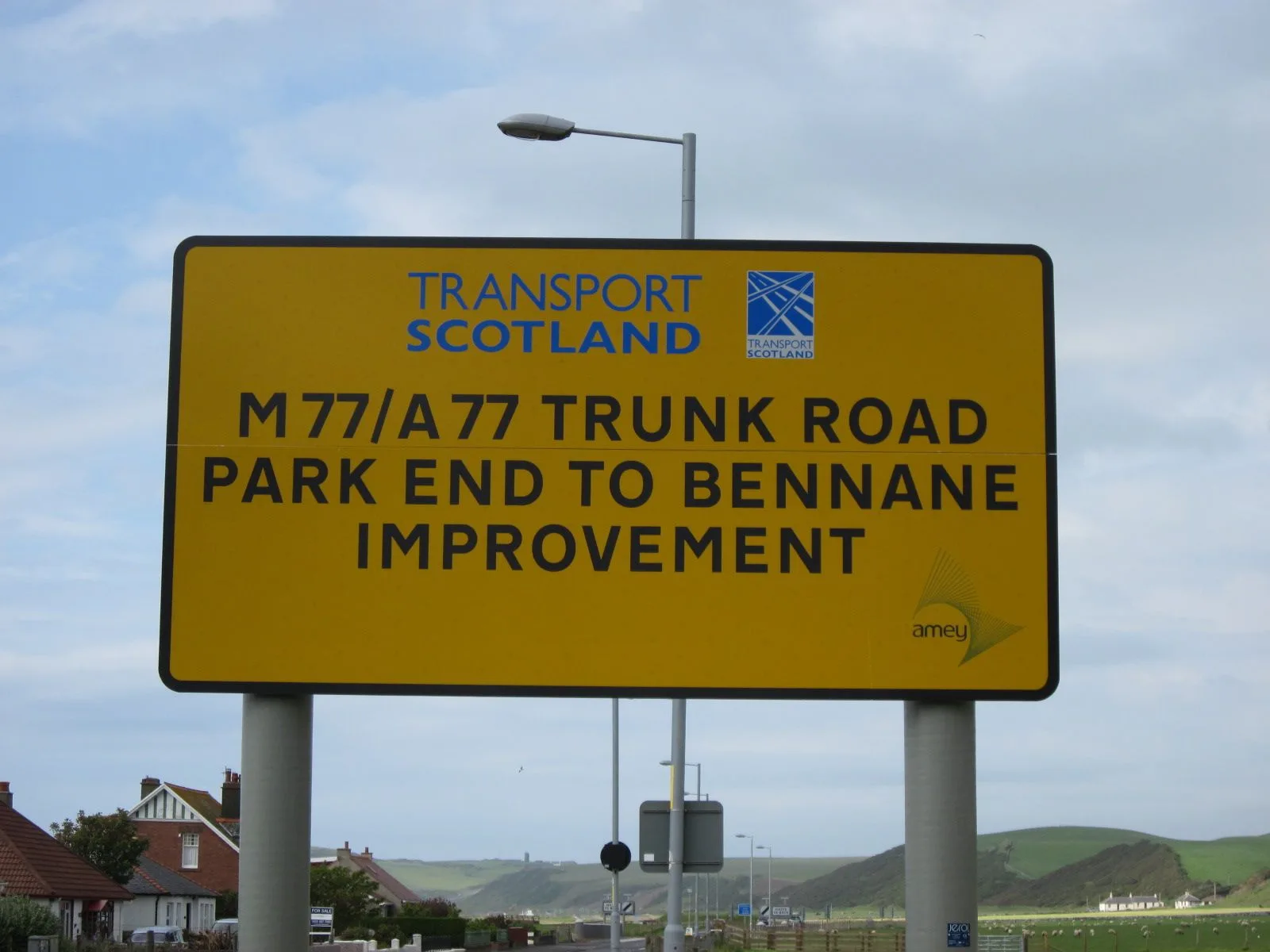 Transport Scotland Sign - geograph.org.uk - 2462208
