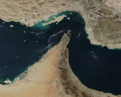Strait of Hormuz and Musandam Peninsula (MODIS 2018-12-10)