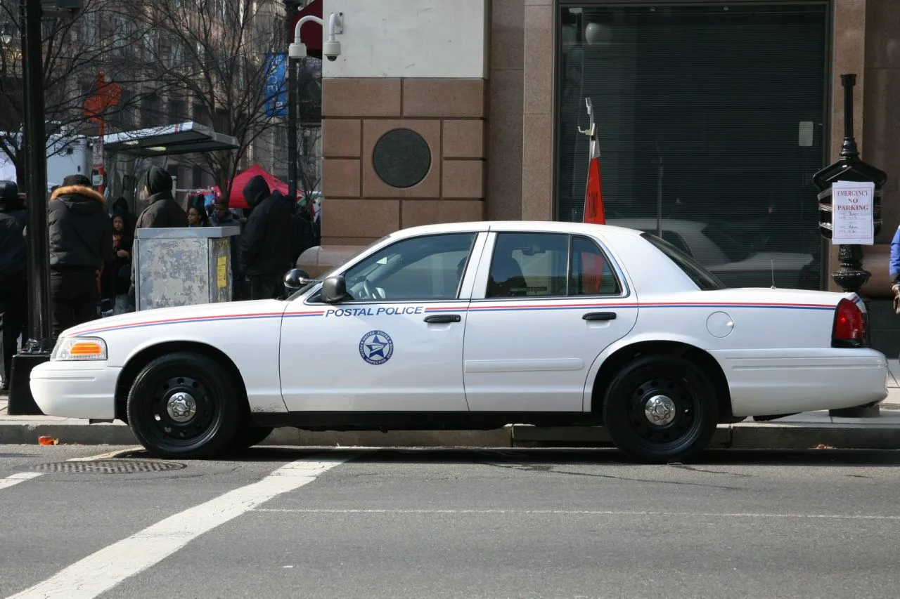United States Postal Inspection Service car