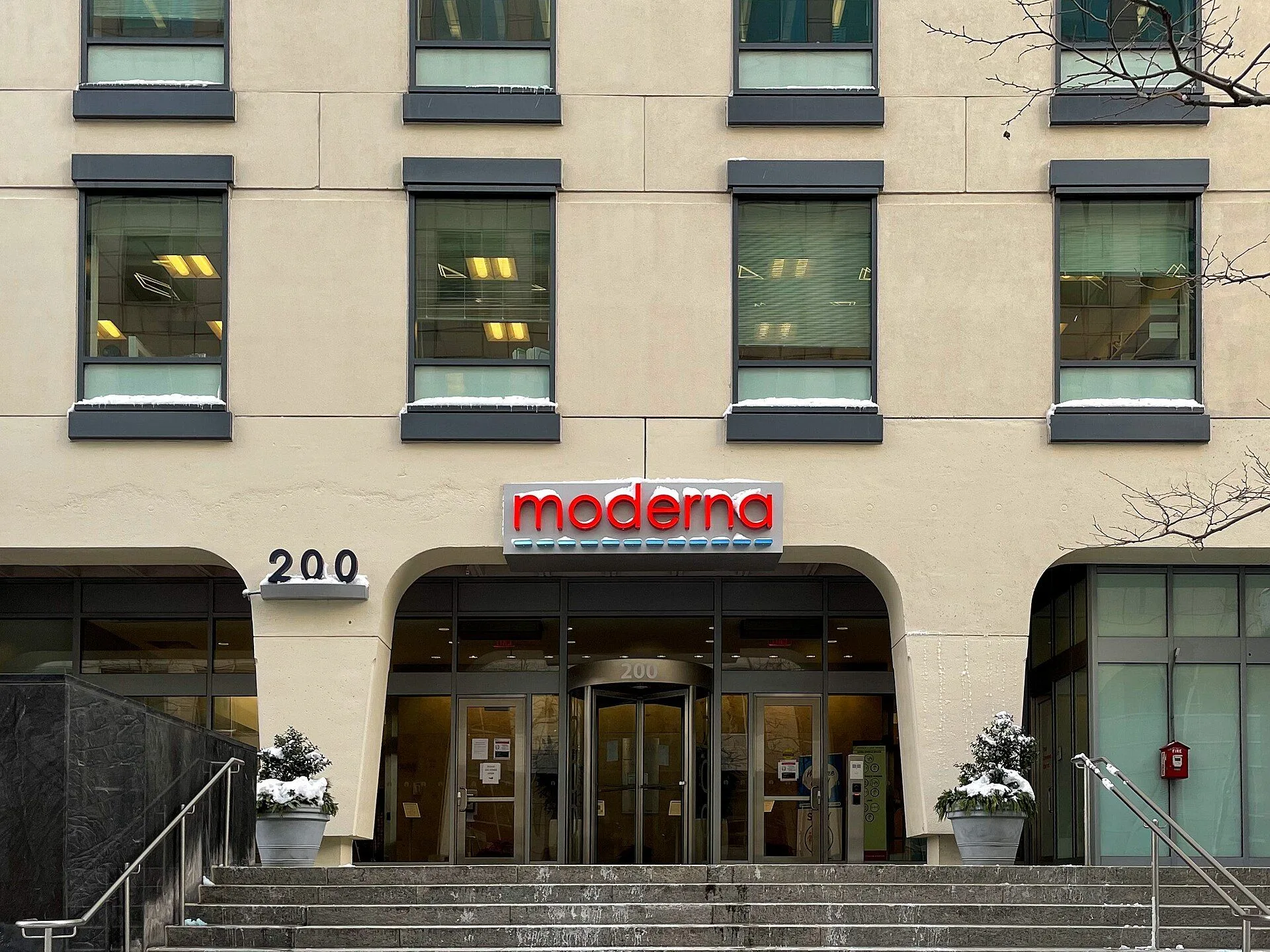 Moderna Headquarters, December 2020