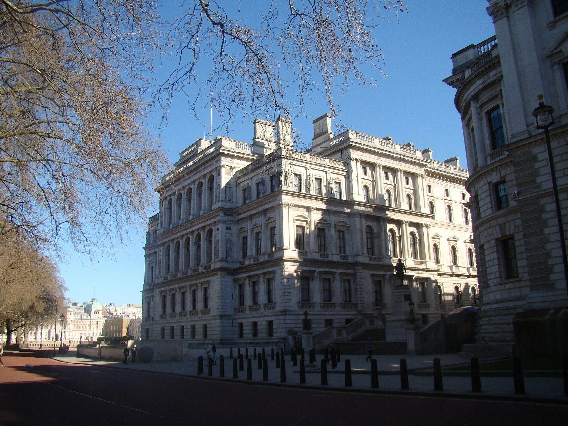 View of the HM Treasury building from Horse Guards Road Geograph