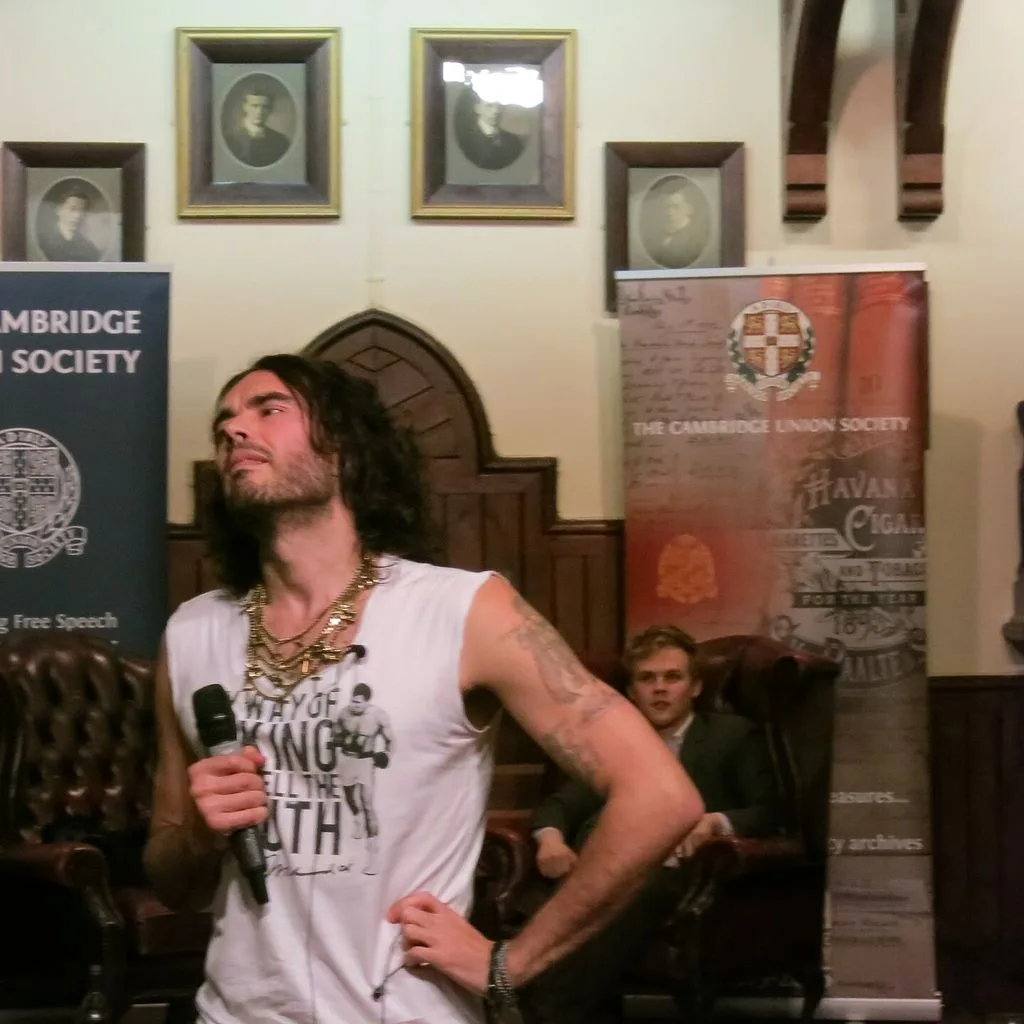 Russell Brand at the Cambridge Union Society