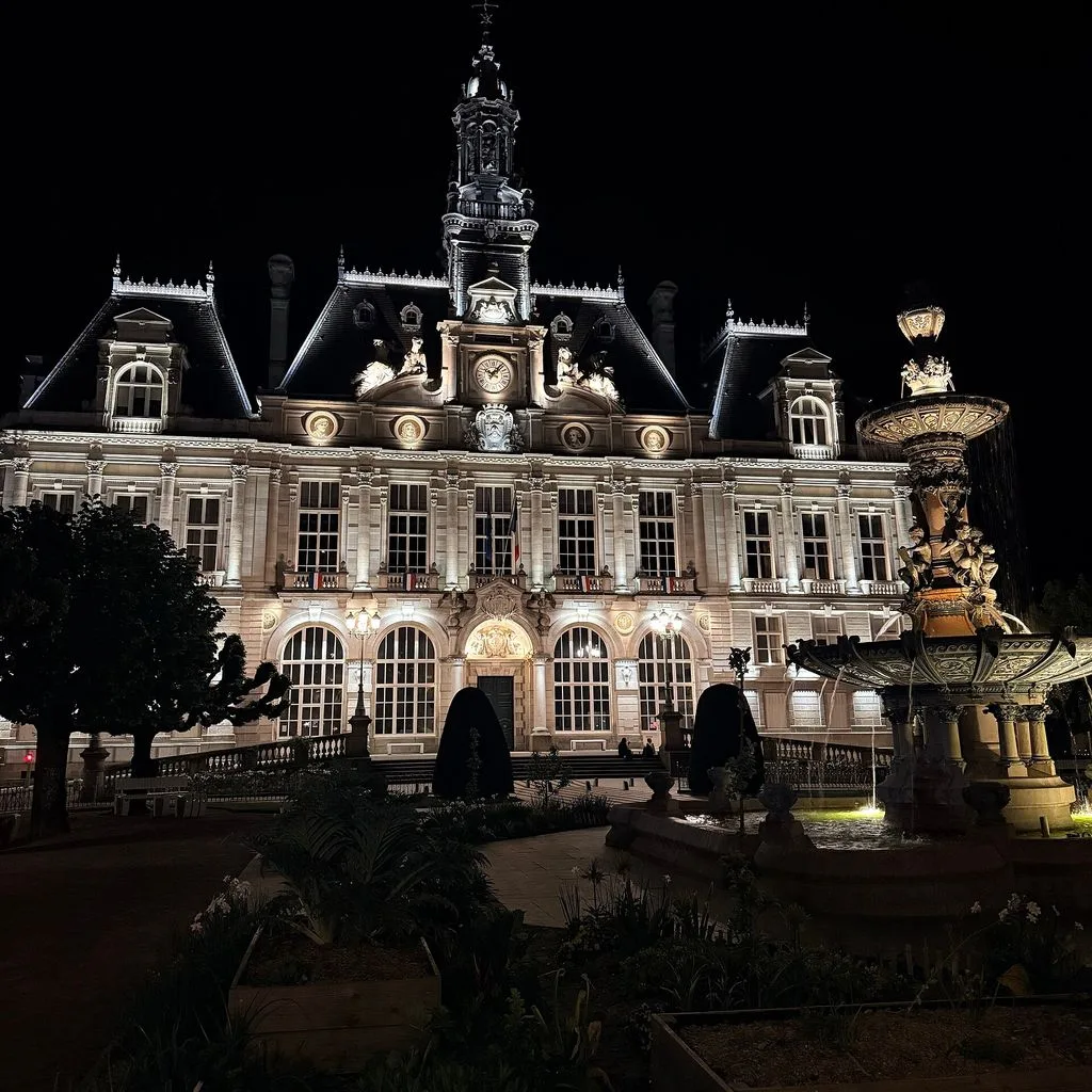 Hôtel de ville de Limoges Night