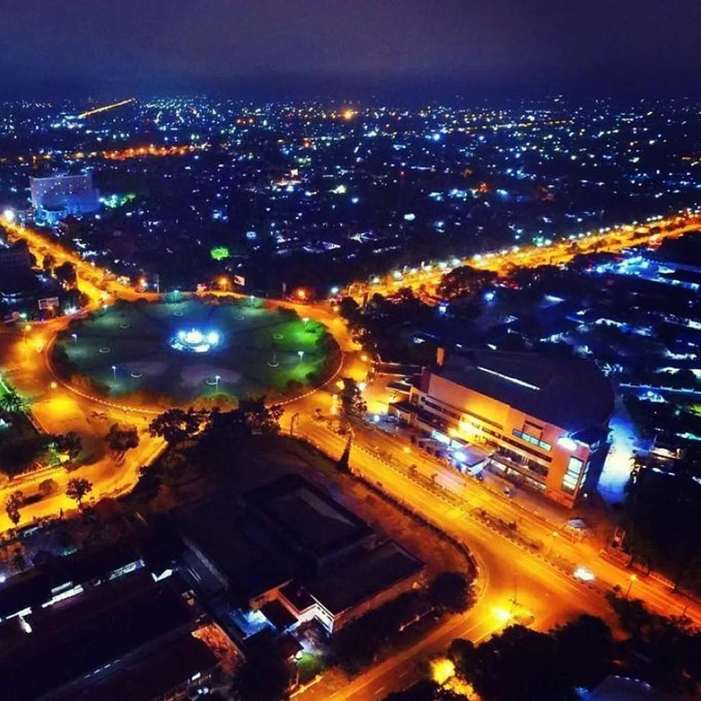 Palangka Raya at night