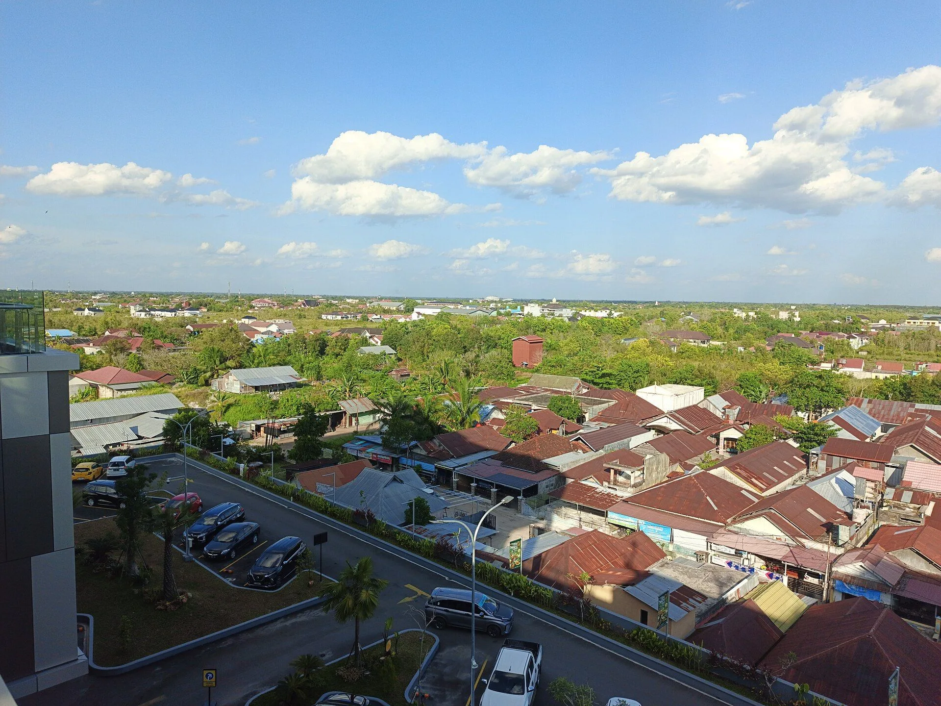 View of Palangka Raya City from outdoor area Duta Mall Palangka Raya (20260117 155903)