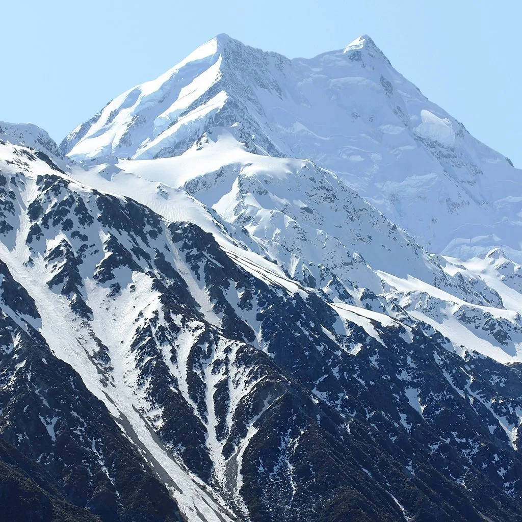 Aoraki-Mount Cook from Tasman Lake outlet