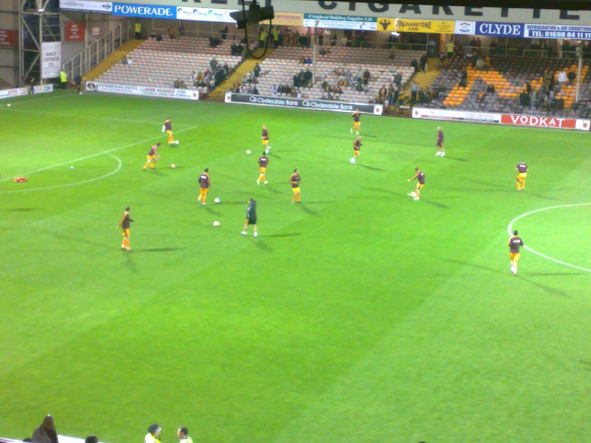 Motherwell FC training