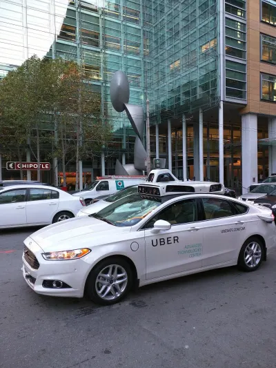 Uber self driving car