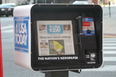USA Today Newspaper Vending Machine
