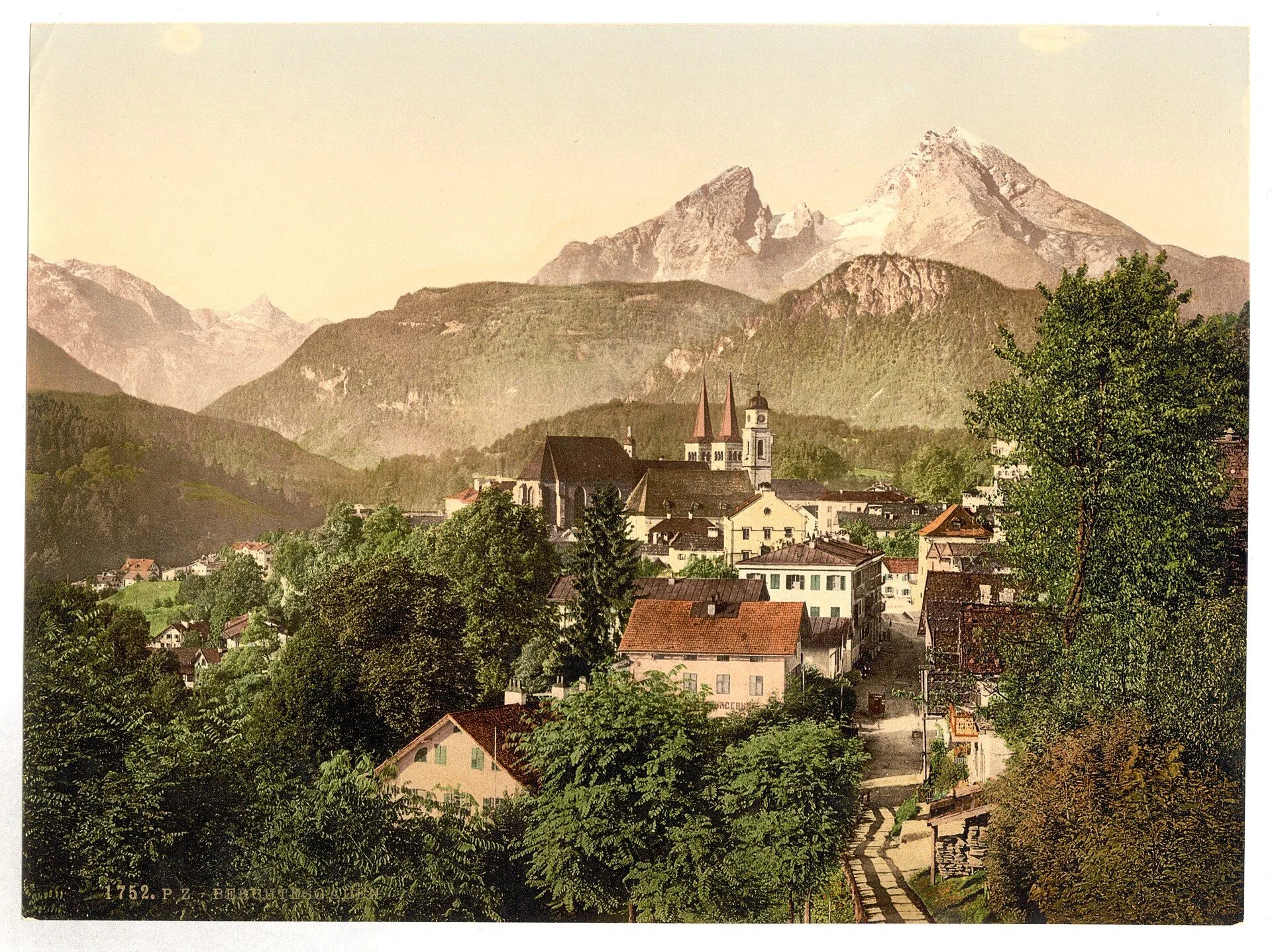 Berchtesgaden with Waltzmann, Upper Bavaria, Germany-LCCN2002696211