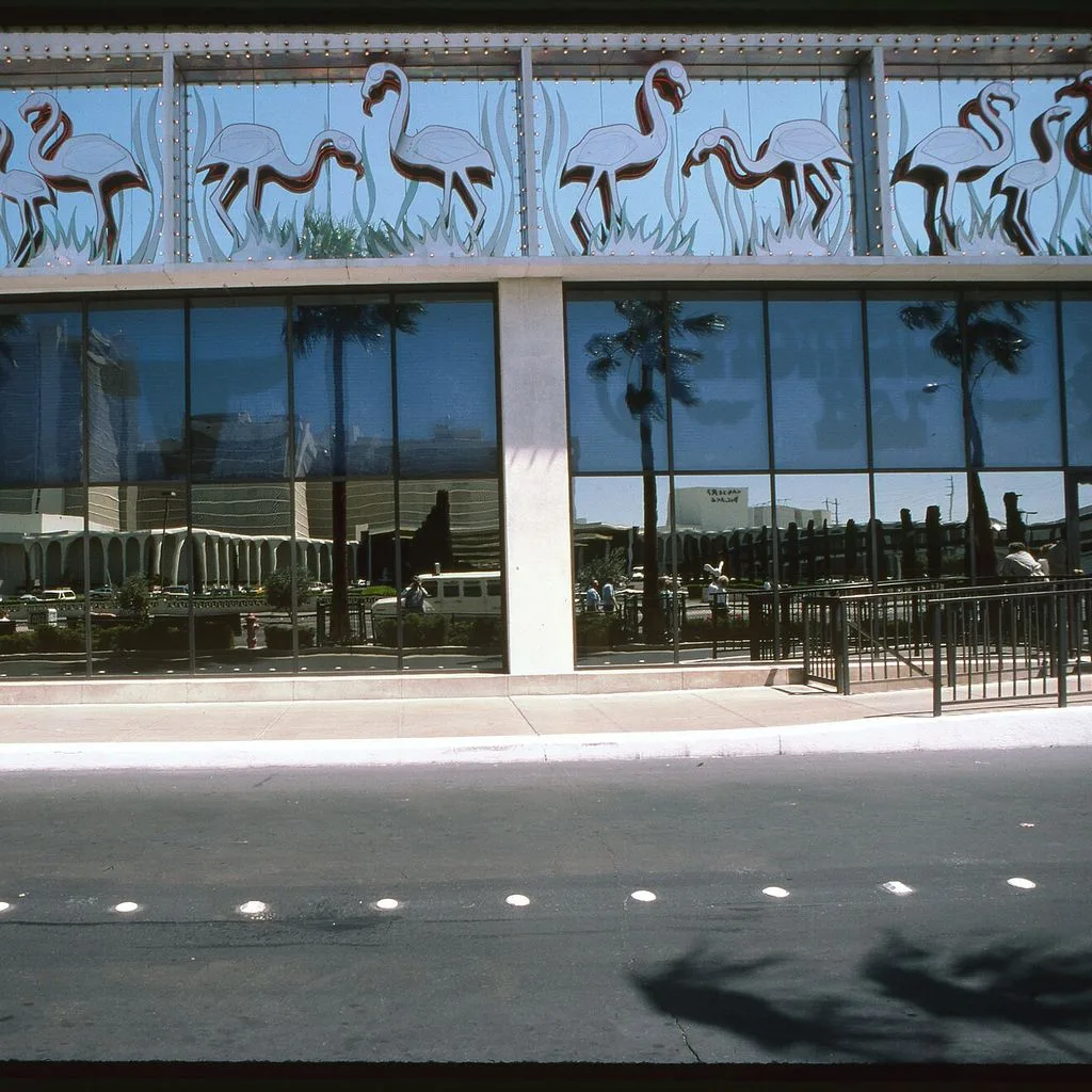 Las Vegas. Facciata del Flamingo Hotel