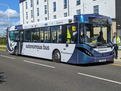 Stagecoach Autonomous Bus (62003, YX69 NUP) at Edinburgh Park